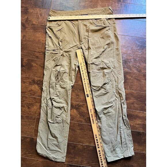 Patagonia Tan Cargo Hiking Pant Stretch Mens Size 36 READ - Picture 4 of 8